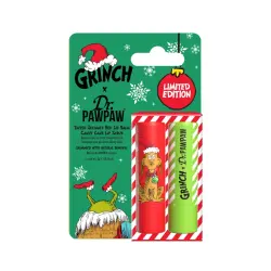 Dr. PAWPAW - *The Grinch* - Dúo de cuidado labial - Candy Cane Lip Scrub & Ultimate Red Balm