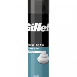 Gillette - Espuma De Afeitar Para Maquinilla Piel Sensible Classic