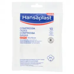 Hansaplast - Gasas suaves - 10 Unidades