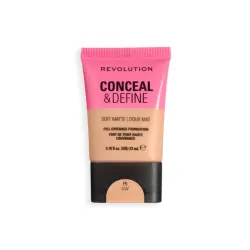 Makeup Revolution - Base de maquillaje Conceal & Define Soft Matte - F5NW