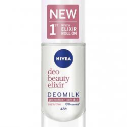 NIVEA - Desodorante Roll-on Deomilk Sensitive