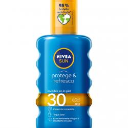 NIVEA - Spray Solar Protege & Refresca Toque Seco SPF 30 Sun