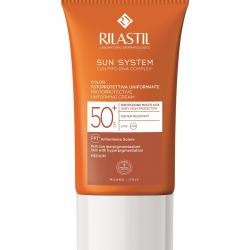 Rilastil - Emulsión Con Color Foto Maquillaje 50+ 50 Ml Sun System