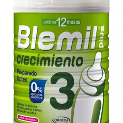 Blemil - Leche Crecimiento Plus 3 Crecimiento 0% Azúcares 800 G