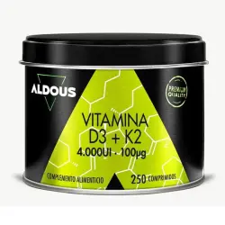 Comprimidos Vitamina D3 + K2