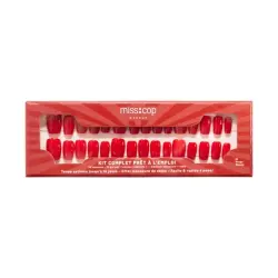 Faux Ongles 01 Rouge Absolu