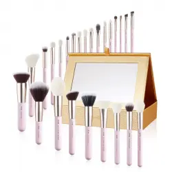 Jessup Beauty - Set de brochas 25 piezas + estuche con espejo - T295: Blushing Bride