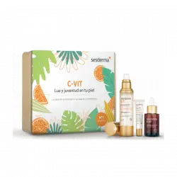 Pack c-vit supervivientes : serum+ contorno de ojos+fluido radiance