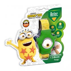 Relec - Pulsera Antimosquitos Minions Verde