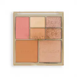 Revolution Pro - *Iconic* - Paleta de ojos y rostro - Light/Medium