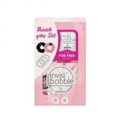 Set 2 Sprunchies + 3 Coleteros Slim Pink