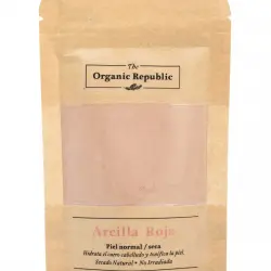 The Organic Republic - Arcilla Roja revitalizante para pieles normales y secas 75 g The Organic Republic.