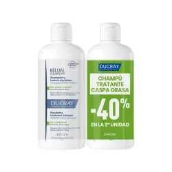 Kelual Squanorm Champú Tratamiento Regulador Caspa Grasa 400 ml