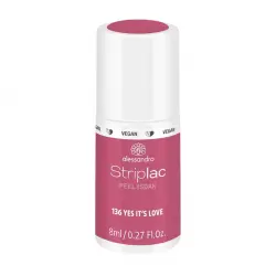 Alessandro - Striplac Peel Or Soak Lacas de uñas 8 ml 136 - YES IT´S LOVE