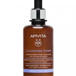 Apivita - Crema Espuma Limpiadora Facial & Ojos Oliva & Lavanda 200 Ml