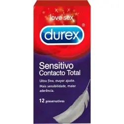 Durex Sensitivo Contacto Total Und. Preservativos Ultrafinos