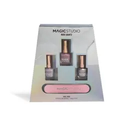Rose Quartz Nail Trio Set 01