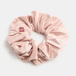 Scrunchie Arrugado Brillante Another Love Rosa