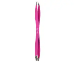 Duply pinza depilar de doble punta fina/oblicua #fucsia 1 u