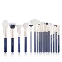 Jessup Beauty - Set de pinceles 18 piezas - T491: Prussian Blue / Golden Sands