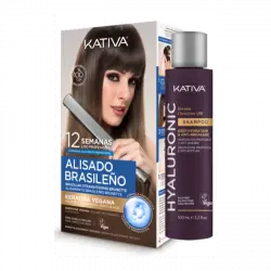 Kit Alisado Brasileño Cabellos Oscuros 100 ml