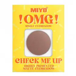 Miyo - *¡OMG!* - Sombra de ojos mate Check Me Up - 14: Brownie