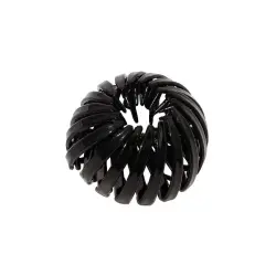Soho - Pesca Cola De Caballo Espiral Gomas para cabello 1 pieces Negro female