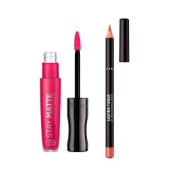 Stay Matte Lipstick + Lipliner Lasting Finish 820