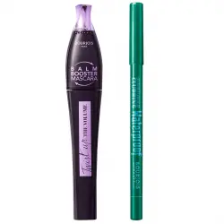 Bourjois - Set de máscara Twist Up + delineador Contour Clubbing - Balm Booster/ Loving Green