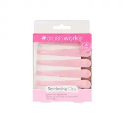 Brushworks - Pinzas cocodrilo para cabello