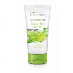 Exfoliante Facial 3 en 1 Pepino - Lima 150 gr