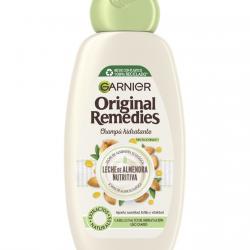 Garnier - Champú Hidratación Leche De Almendra Original Remedies