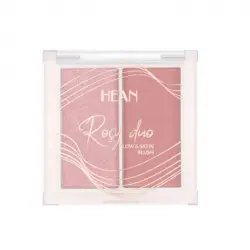 Hean - Colorete en polvo Duo Rosy - Pretty