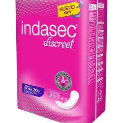 Indasec - Compresa Incontinencia Discreet Extra B 20 Unidades