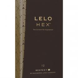Lelo - Preservativos XL Hex Respect 12 Uds.