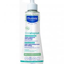 Mustela - Crema Relipidizante Anti-rascado Stelatopia+ Certificada BIO 300 Ml