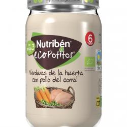 Nutribén® - Potito Eco Pollo De Corral Con Verduras 235 G