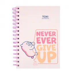 Cuaderno Never Ever Give Up