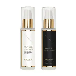 Dúo de oro de 24 quilates y colágeno Set de tratamiento facial