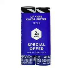 Duplo Bálsamo Labial Con Manteca De Cacao