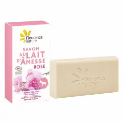 Fleurance Nature Jabón De Leche De Burra Perfume De Rosa 100 GR 100.0 g