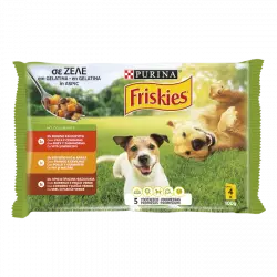 Friskies Adulto con Pollo, Cordero y Buey en Gelatina 400 gr