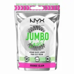 NYX Professional Makeup NYX Jumbo Lash Vegan False Lashes Fringe Glam , 1 un