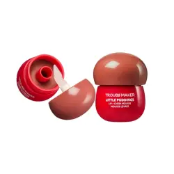 Trouble Maker - Mousse para labios y mejillas Little Pudding - Mochi Nude Brown