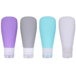 UNIQ - Botellas De Viaje De Silicona Reutilizables Accesorios 4 pieces unisex
