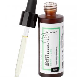 Beauté Mediterranea - Serúm Facial Super Green Concentrate Con Hemp Y Escualane Vegano 97% Ingredientes Naturales 30 Ml