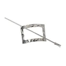 Chris Rubin - Pasador De Pelo Nova Rectángulo Pinzas y horquillas 1 pieces Plata female