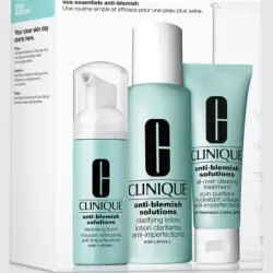 Clinique Anti-Blemish Solutions Kit Sistema de 3 Pasos con Granos