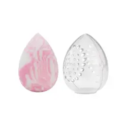 Diana Piriz Cosmetics - Esponja de maquillaje Pink Sakura + Estuche de ventilación