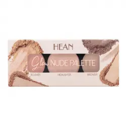 Hean - Paleta de rostro Glow Nude Palette - Sunglow